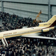 The 727-100 prototype, registration N7001U, rolls out of the factory on November 27, 1962